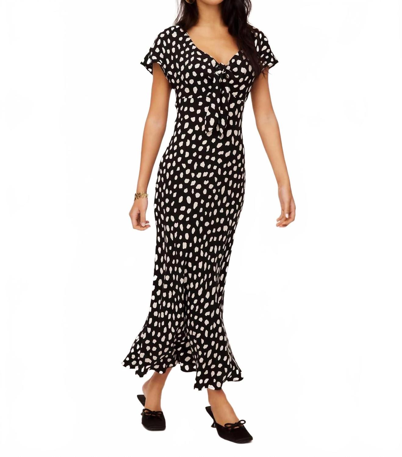 

Платье Emmeline с запахом и косым кроем в горошек Fifteen Twenty, Dot Print