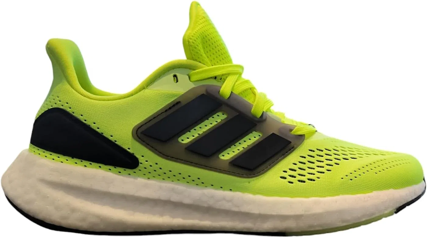 Мужские кроссовки Adidas Pureboost 22, белый/черный/желтый
