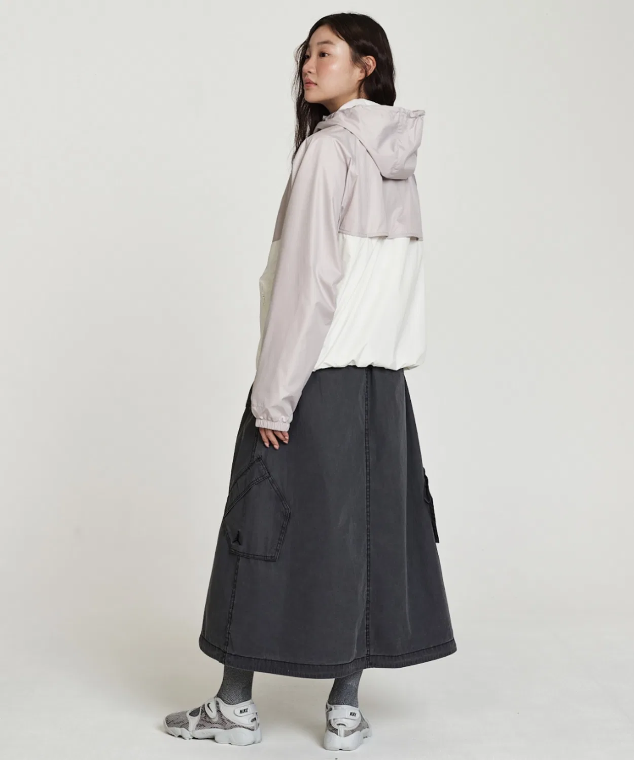 Куртка Nike Windrunner мужская утеплённая Storm-FIT, цвет серый — фото 3