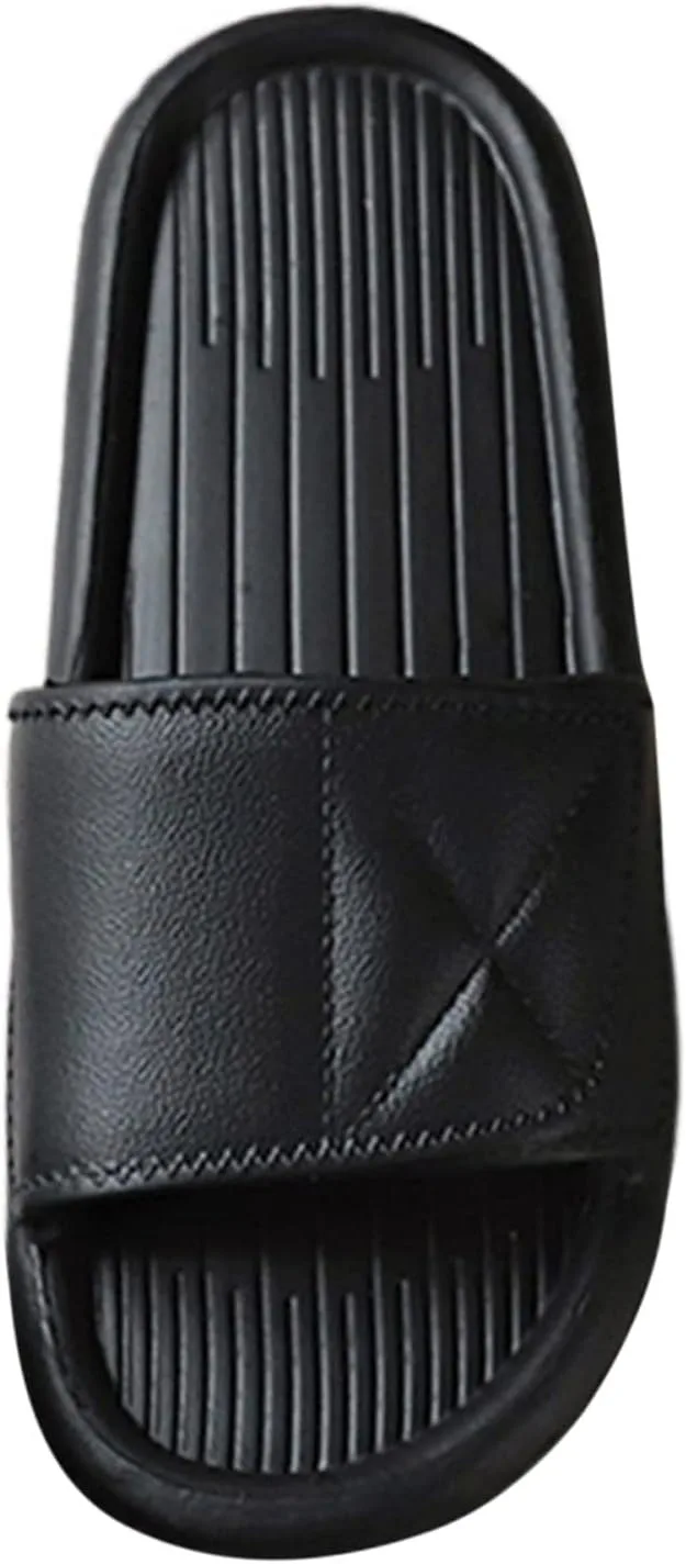 Мужские летние домашние тапочки Comfort Mules из ЭВА-пены с мягкой подошвой Generic, черный