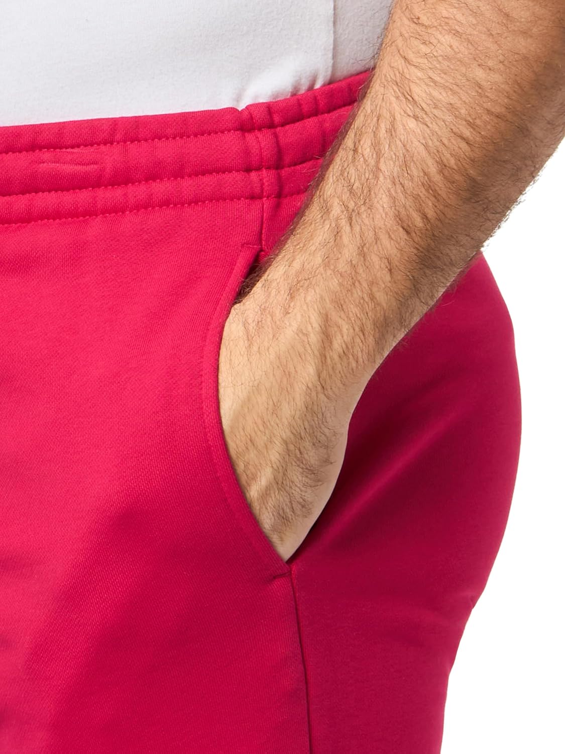 Lacoste мужские шорты из флиса Regular Fit, Bigarreau Cherry — фото 3