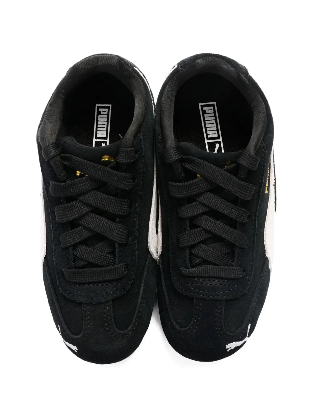 Кроссовки на шнуровке с логотипом Puma Kids, черный — фото 4