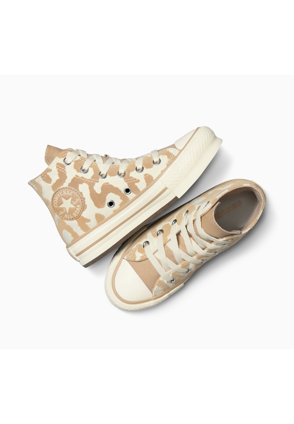 

Высокие кроссовки CHUCK TAYLOR ALL STAR EVA LEOPARD Converse, коричневый