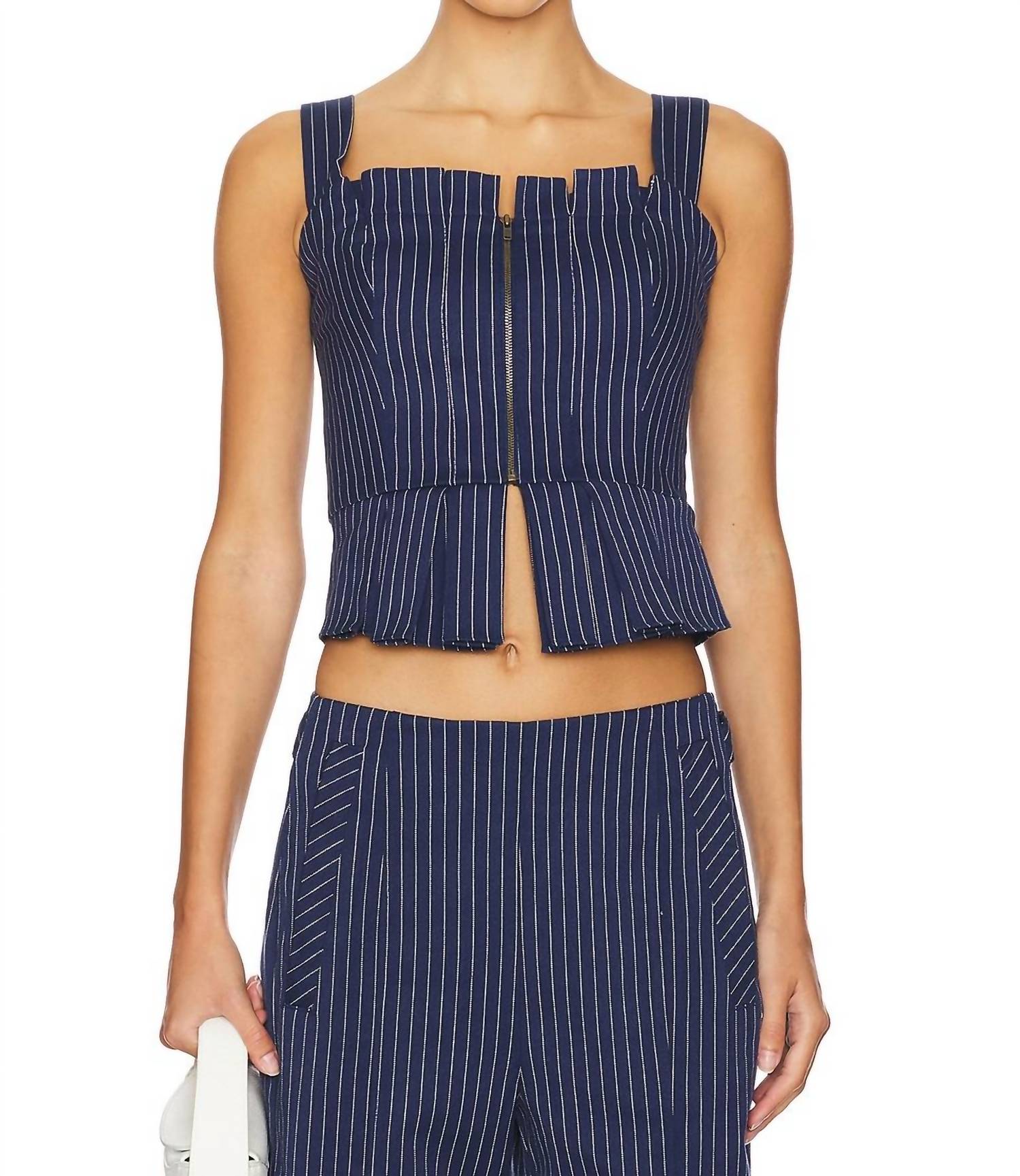 

Топ корсета Hold You Close в синем комбинированном цвете Free People