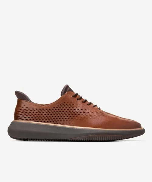 Мужские кожаные оксфорды Grand Phase Laser COLE HAAN коричневые