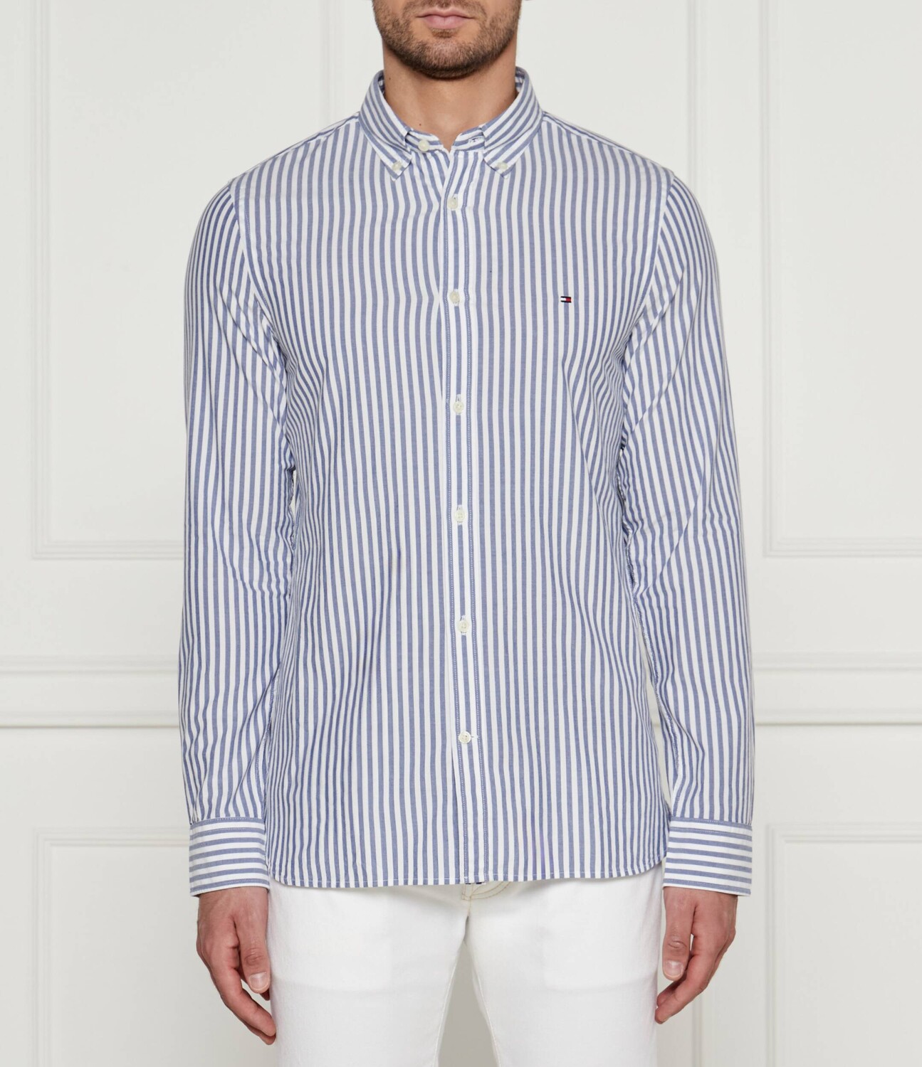 

Рубашка Tommy Hilfiger Slim Fit, синий