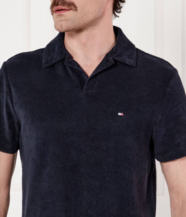 Рубашка поло Regular fit frotinis audinys Tommy Hilfiger, синий — фото 4