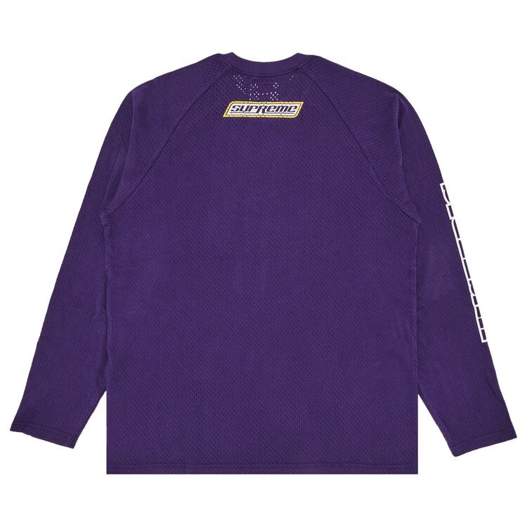 Топ Supreme x HYSTERIC GLAMOUR Mesh Long-Sleeve Top Purple, фиолетовый — фото 2