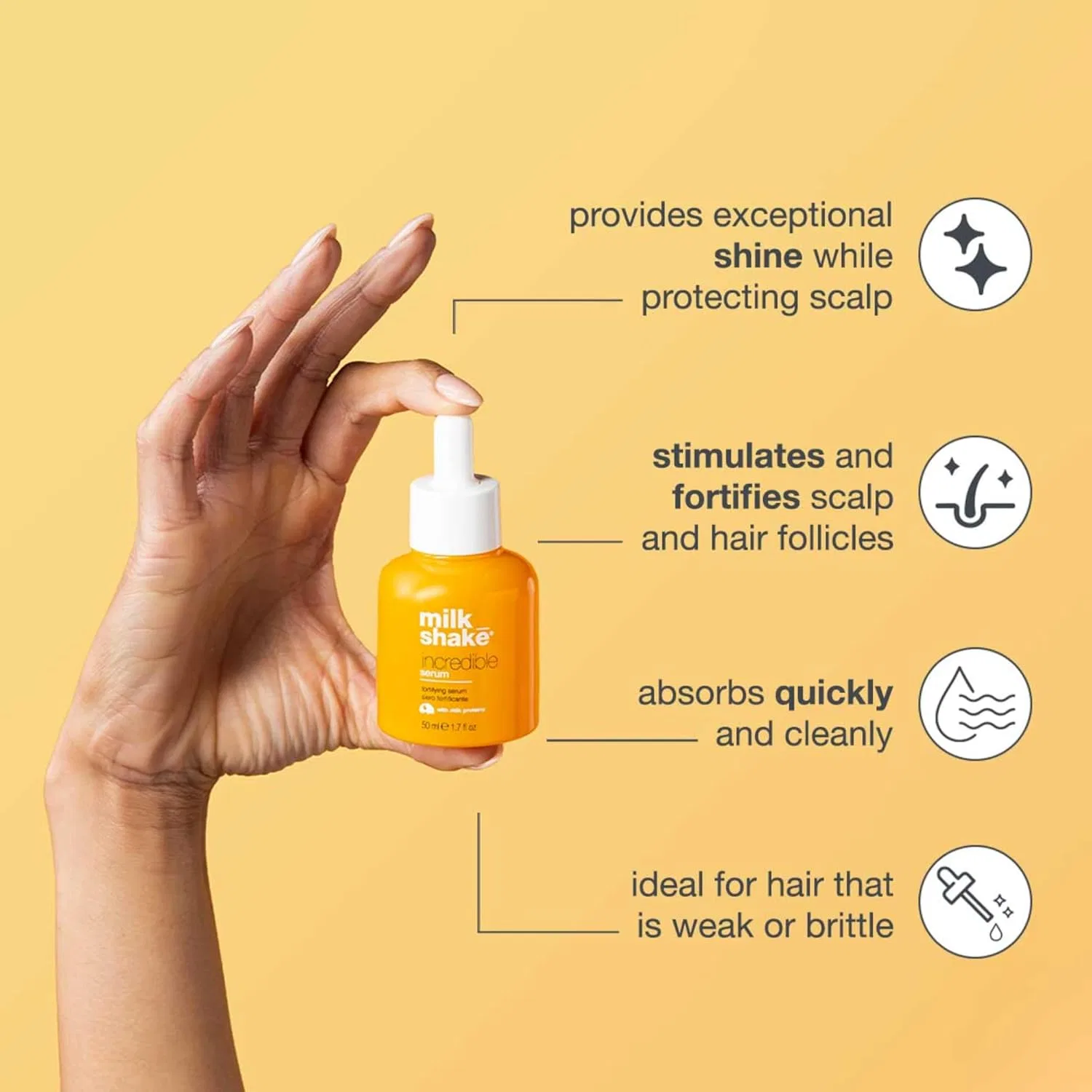 Укрепляющая сыворотка для волос «Incredible Serum» от milk_shake, 50 мл Milk_Shake — фото 2