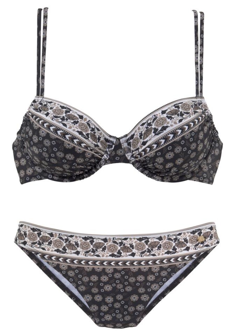 

Бикини на косточках JETTE T-shirt Bikini, черный