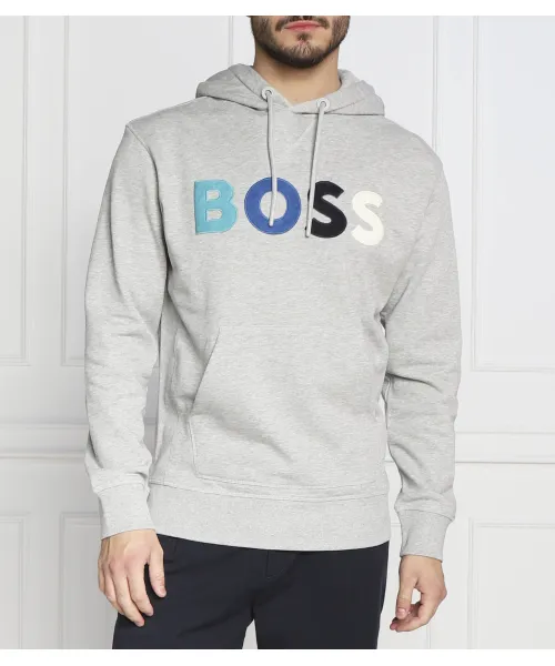 

Толстовка Wecolorfleece Regular fit Boss Orange, серый