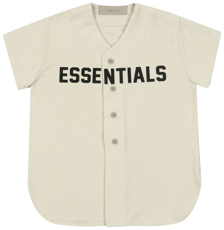

Джерси Fear of God Essentials Kids Baseball Jersey 'Wheat', кремовый