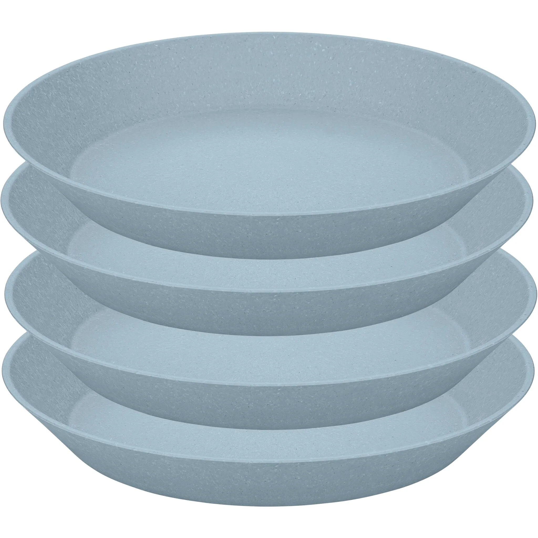 

Тарелка KOZIOL «CONNECT PLATE», (комплект, 4 шт.), CO² нейтральные, Производство Германия. Биоциркулярный пластик, Ø 24 см, глубокий, цвет nature flower blue