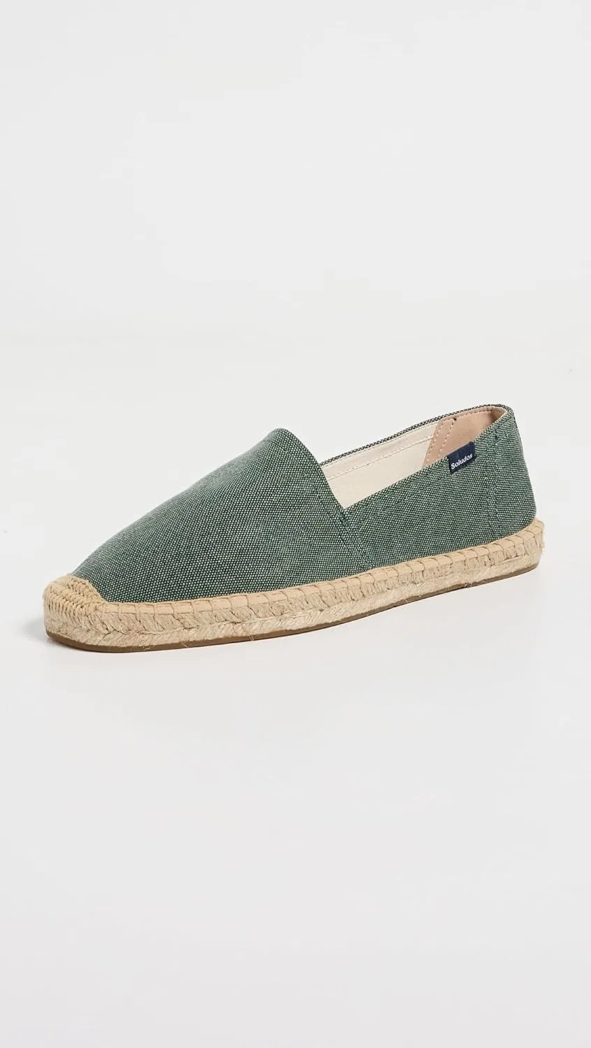 Мокасины Soludos Original Espadrille, винтажный зеленый — фото 2