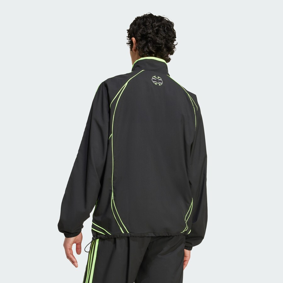 Демисезонная куртка ADIDAS ORIGINALS Teamgeist Adicolor Track, Black — фото 4