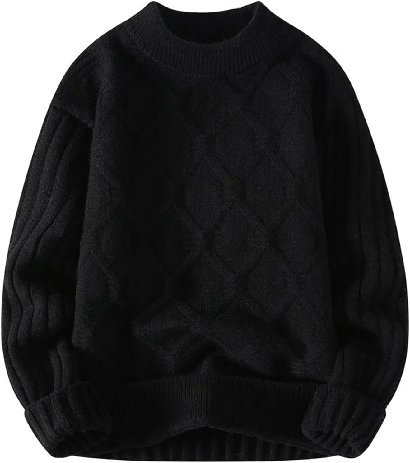 

Мужской свитер весна-осень Casual Loose Fit Pullover Checkered ESFHWYP