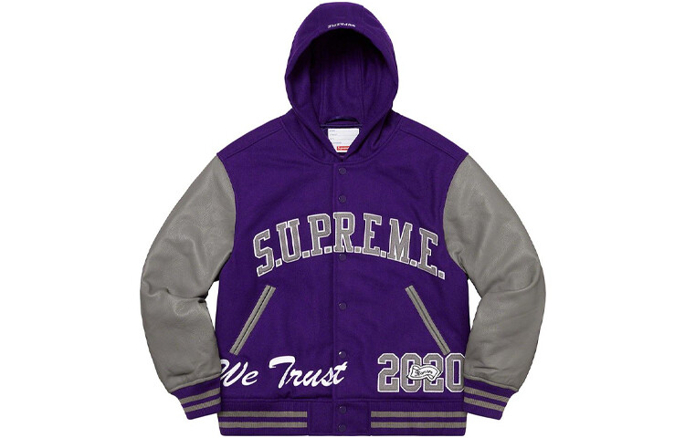 

Куртка Supreme King Hooded, белый / красный