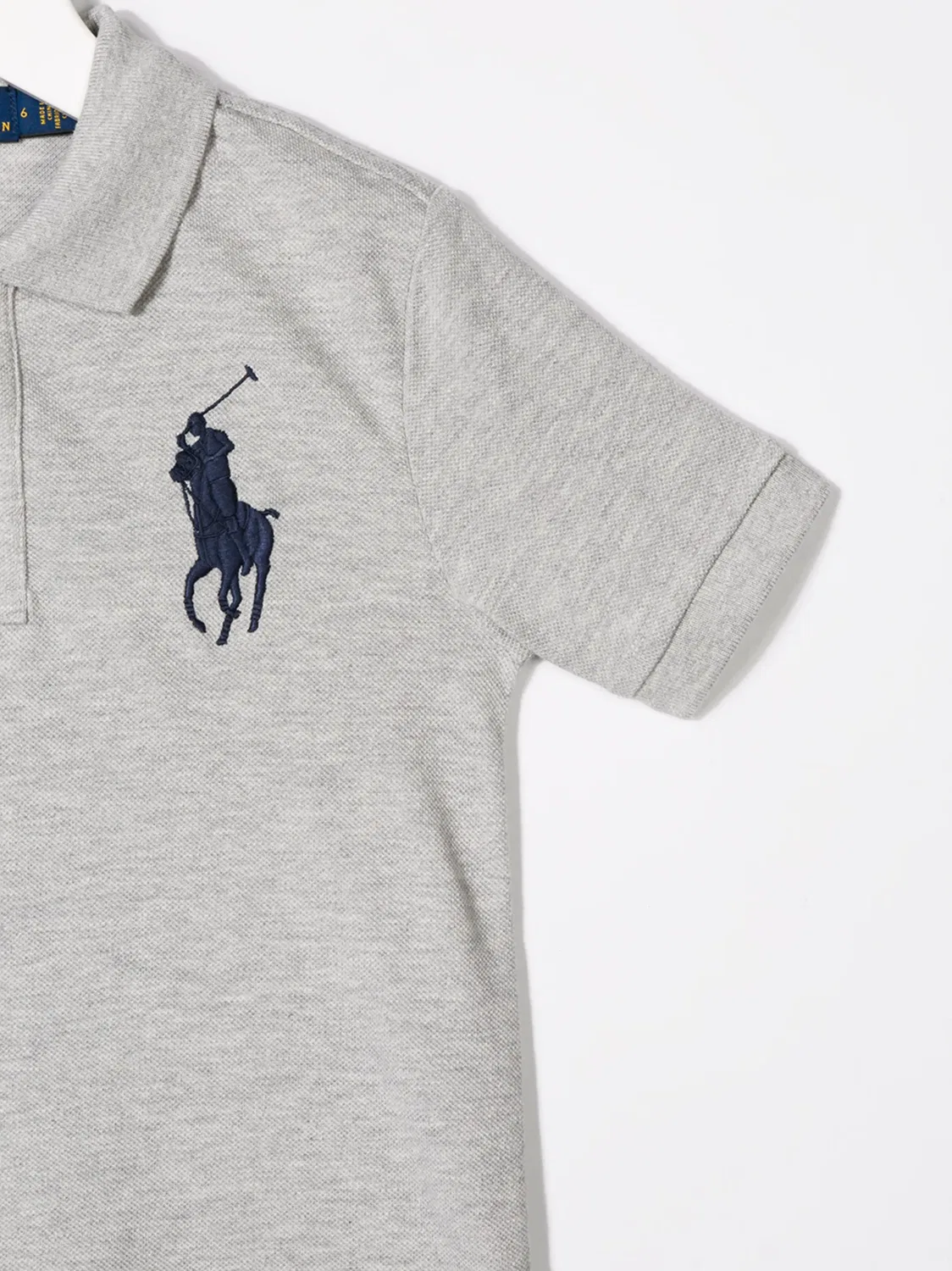 Рубашка-поло с вышитым логотипом POLO RALPH LAUREN KIDS — фото 3
