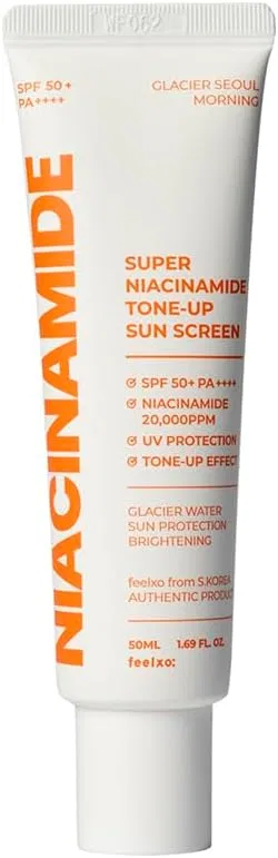 Солнцезащитный крем Super Niacinamide Tone Up Sunscreens Feelxo SPF 50+ PA++++ 2 шт.