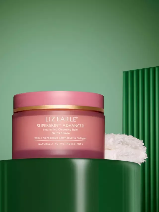 Крем для лица Liz Earle — Очищающий бальзам Superskin Advanced с нероли и розой, 100 мл — фото 2