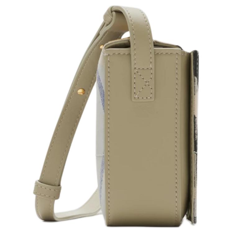 Женская сумка через плечо Burberry Moss Green из полиэстера — фото 2