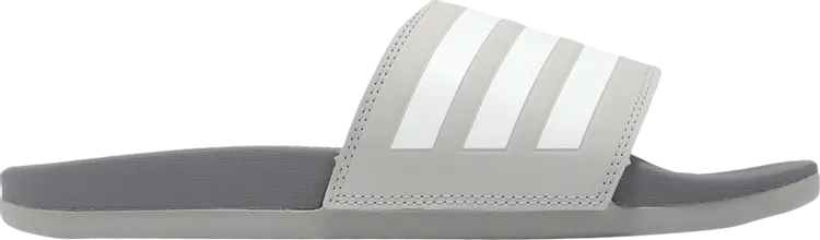 

Кроссовки Adilette Comfort Slide 'Grey White', серый