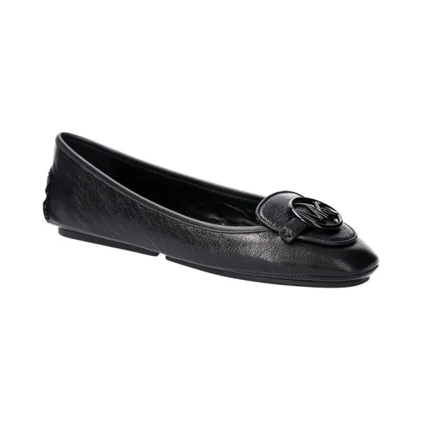 Балетки Lillie из мягкой кожи Michael Kors, черный