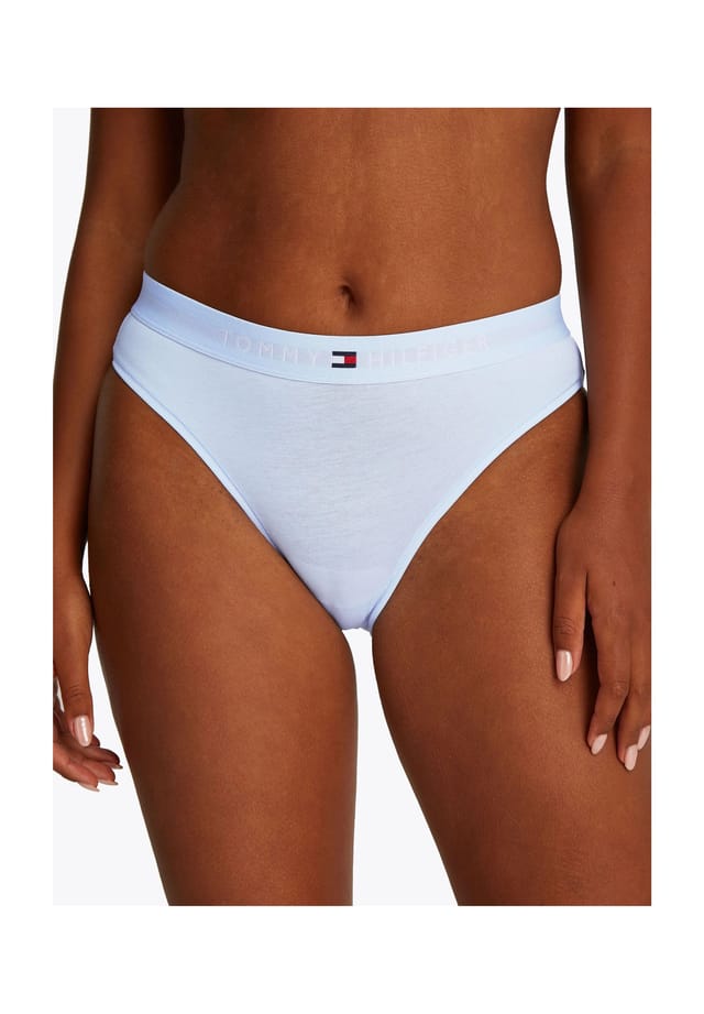 

Оригинальные трусы с логотипом пояс однотонный Tommy Hilfiger, синий
