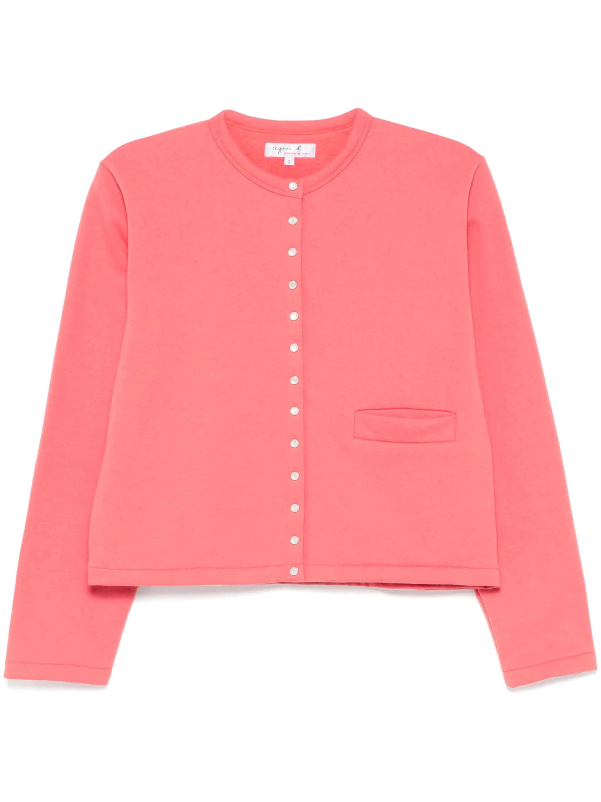 

Кардиган на кнопках Agnès B., розовый