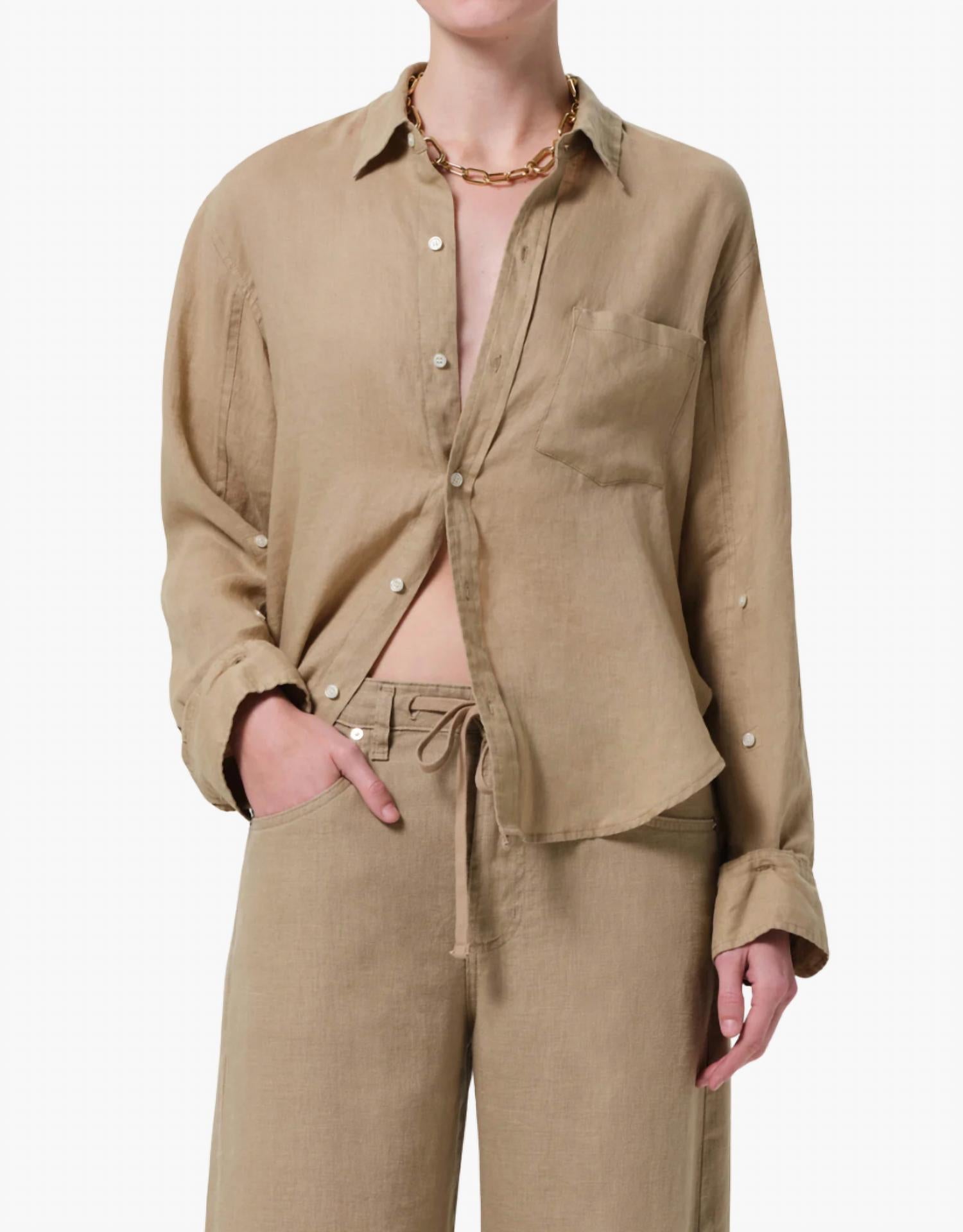 

Укороченная рубашка Кайлы в Гоби Citizens of Humanity, gobi