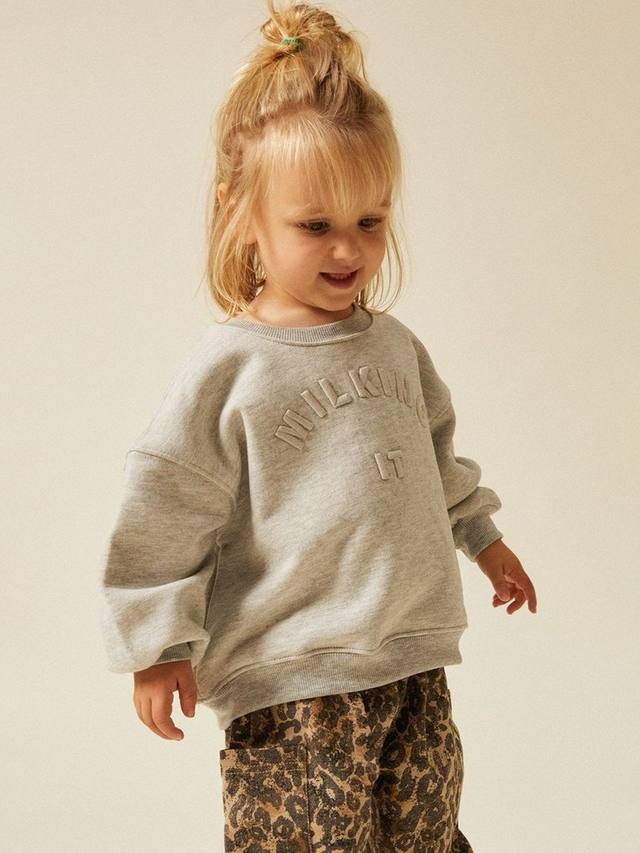 

Толстовка baby milking it из органического хлопка Claude & Co, цвет Grey Marl