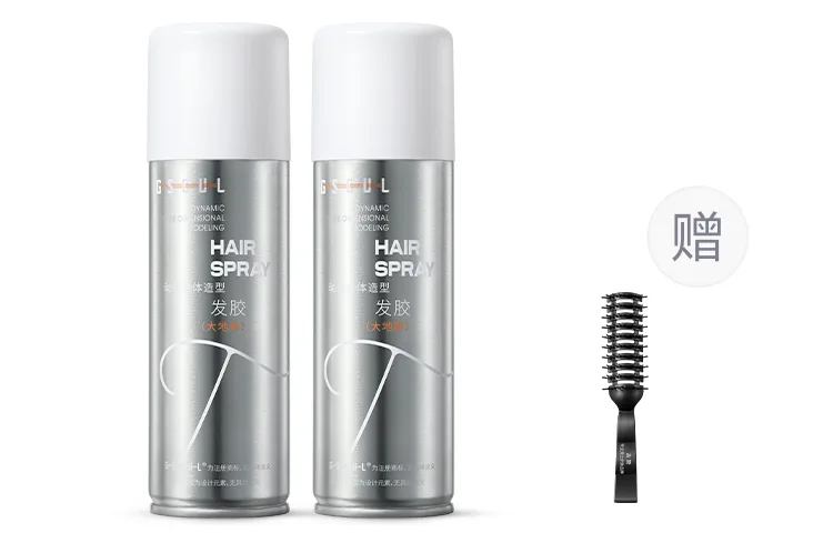 Мужской лак для волос / воск для волос GUSHI, Hairspray 2 Bottles (Earth Fragrance)