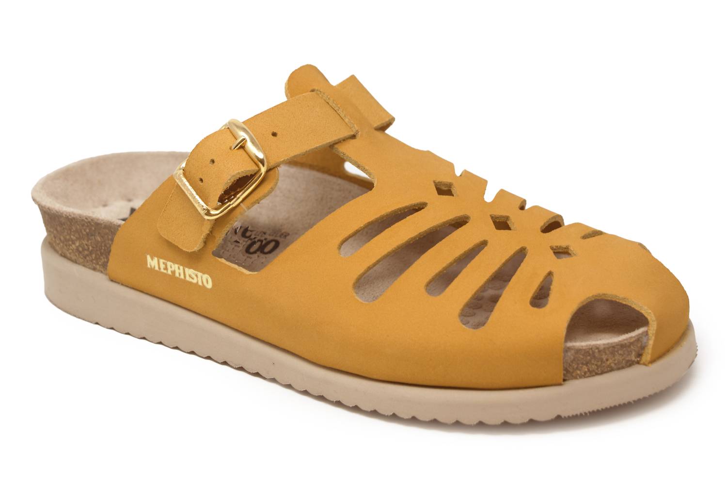 Женские сандалии Hedina в цвете охра MEPHISTO, Ochre