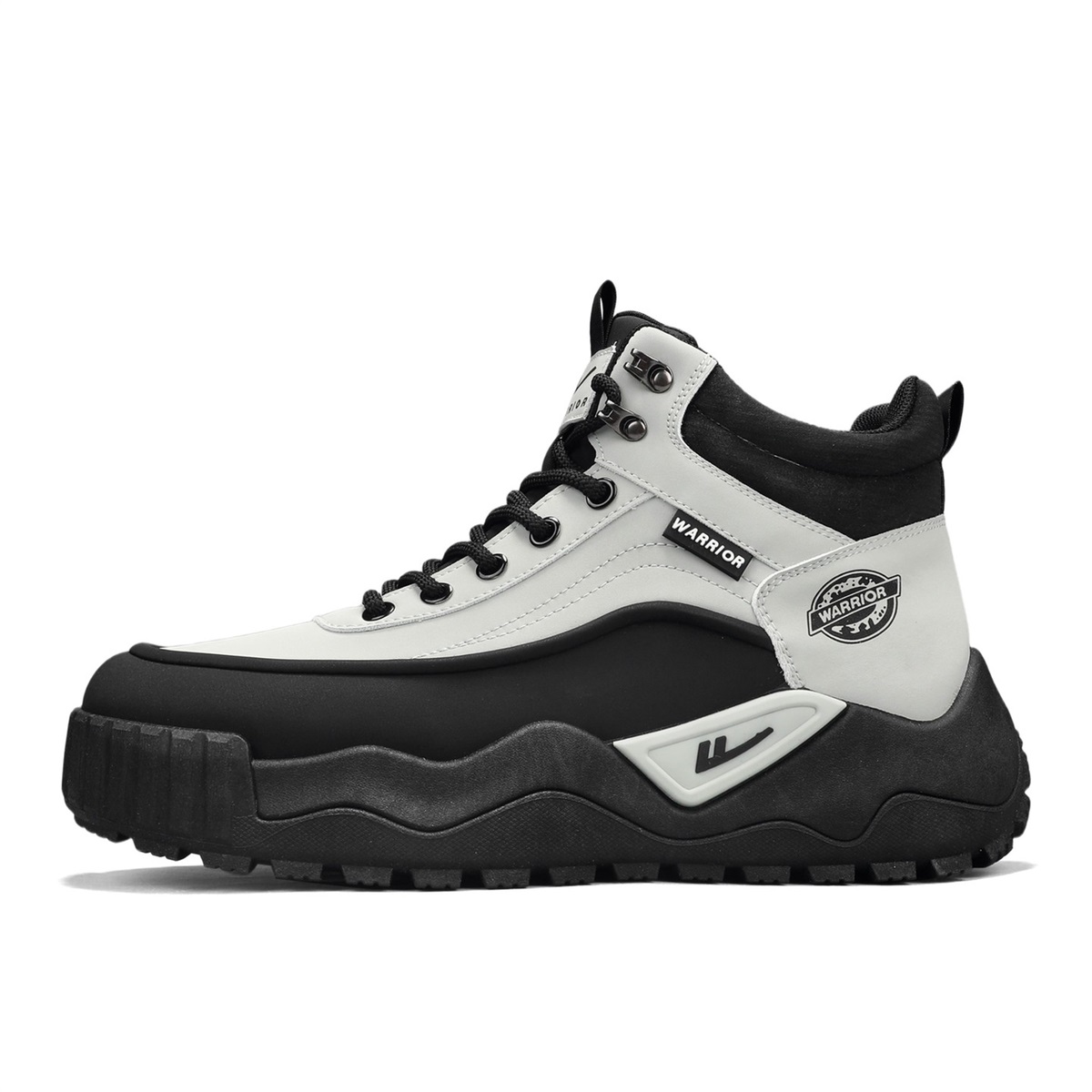 Кроссовки мужские высокие повседневные Cushioning Lightweight WARRIOR, черный — фото 3