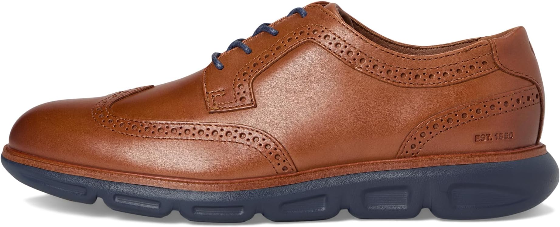 Оксфорды Johnston & Murphy Larkin Wingtip, цвет Tan Italian Calfskin — фото 4