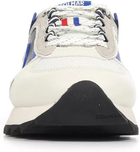 Кроссовки Colmar Unisex Travis Sport Dual Zapatillas, White Navy Red — фото 4