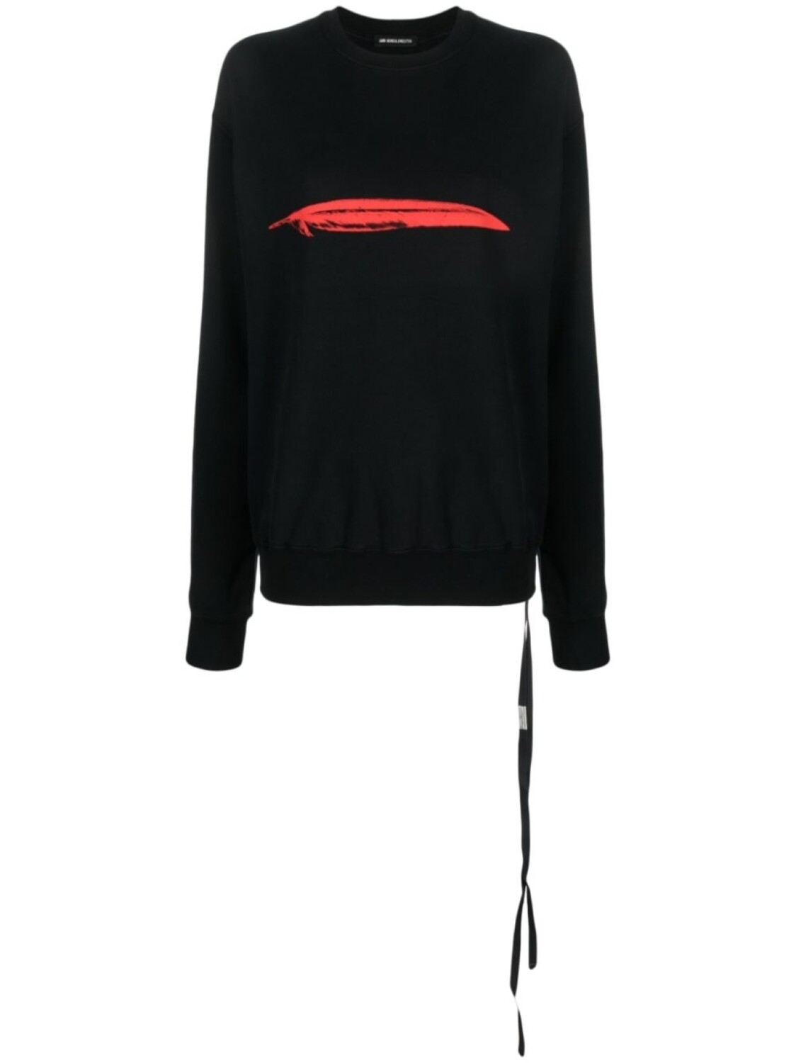 

Ann Demeulemeester толстовка с принтом, черный