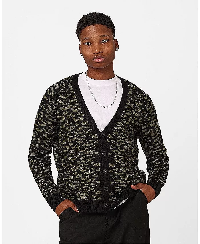 

Мужской кардиган Thiago Leopard XXIII, зеленый