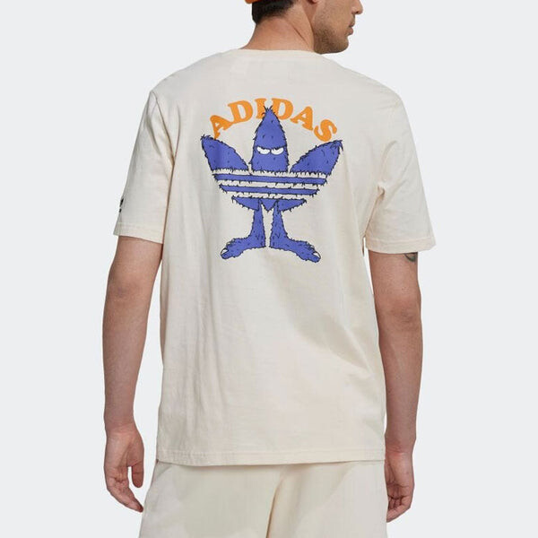 Футболка adidas originals Graphic Fun T-shirt 'Wonder White', белый — фото 3