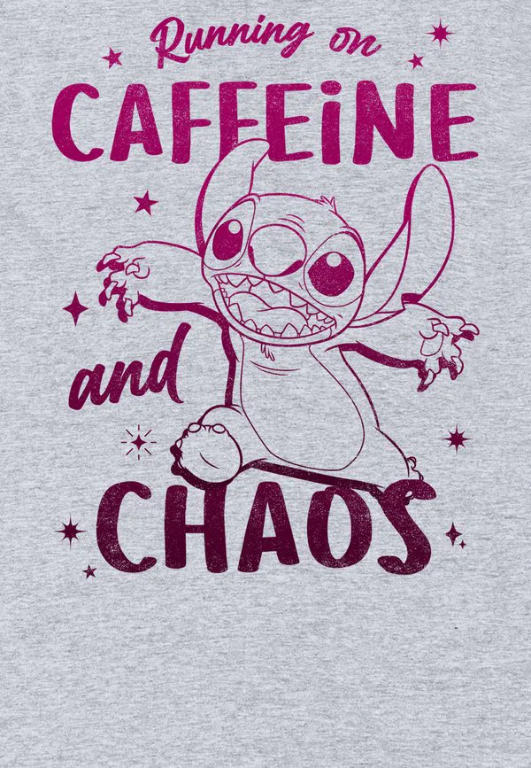 

Футболка с принтом «лило и стич: кофеин и хаос» Henry Tiger, Light Heather, Коричневый, Футболка с принтом «лило и стич: кофеин и хаос» Henry Tiger, Light Heather