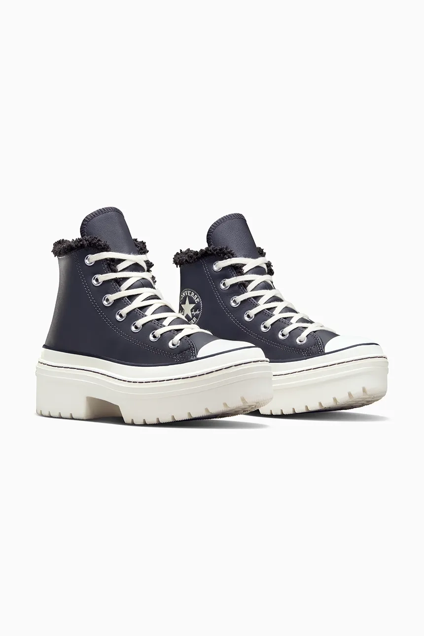 Кроссовки Chuck Taylor All Star с проушинами на каблуке Converse, серый — фото 3