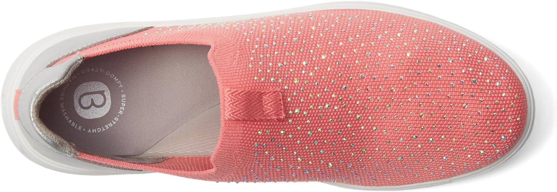 Кроссовки Bzees Twilight Slip-Ons, розовый — фото 2