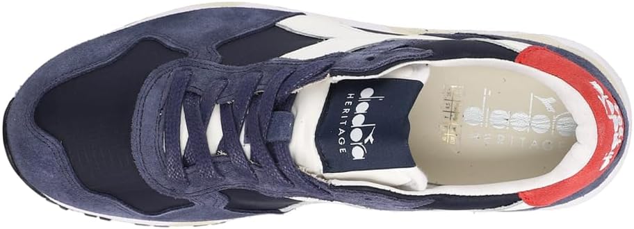 Мужские кроссовки Diadora Trident 90 Ripstop с шнуровкой повседневные - синие — фото 4