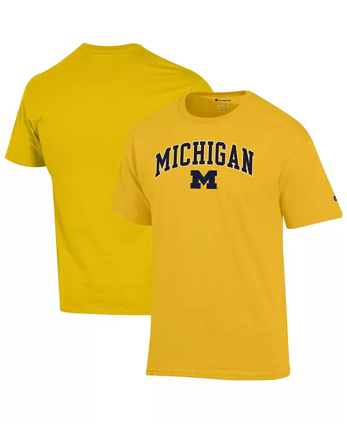 

Мужская футболка Maize Michigan Wolverines с арочным логотипом Champion
