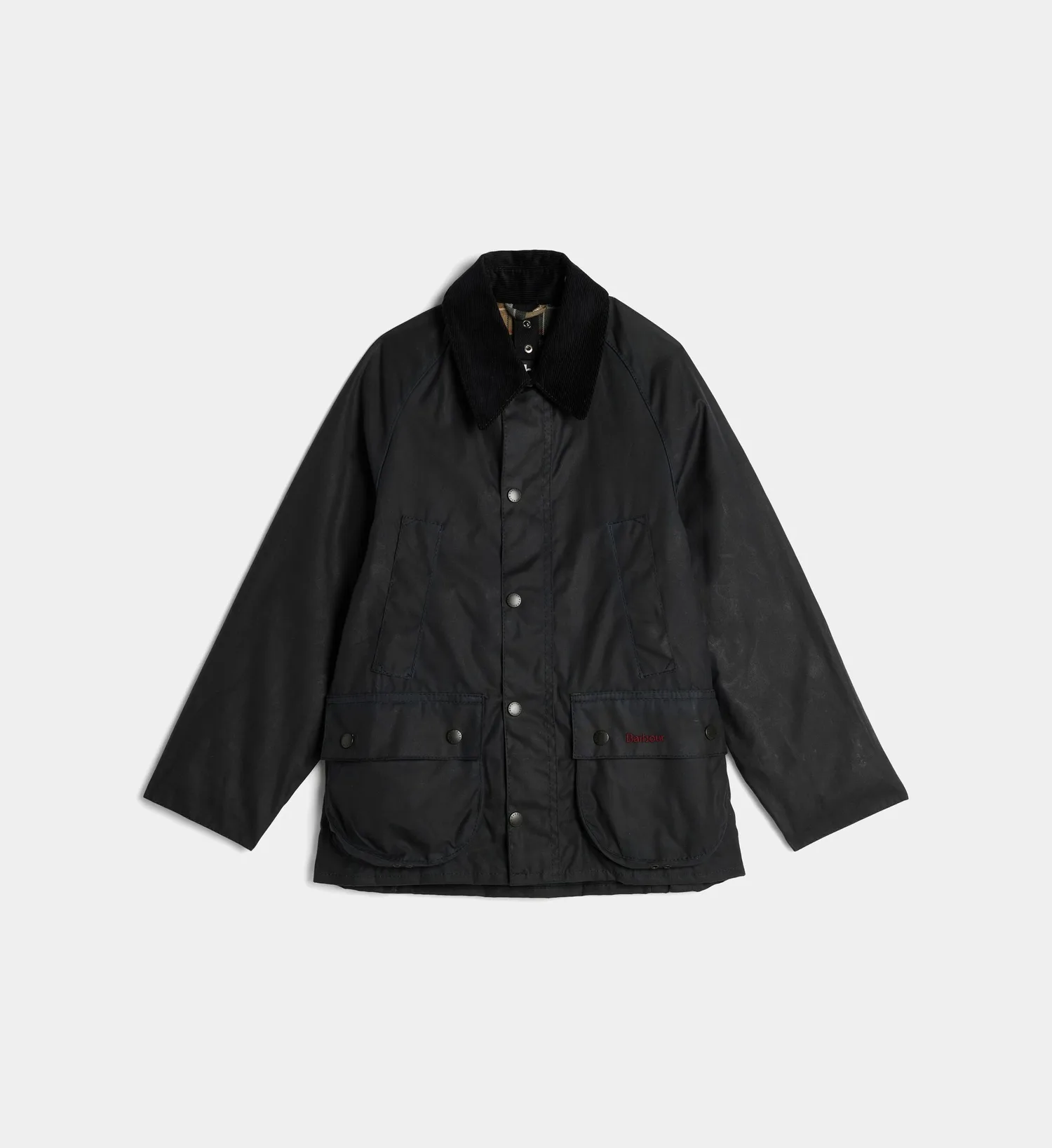 Прямая куртка Bedale из вощеного хлопка Barbour, синий
