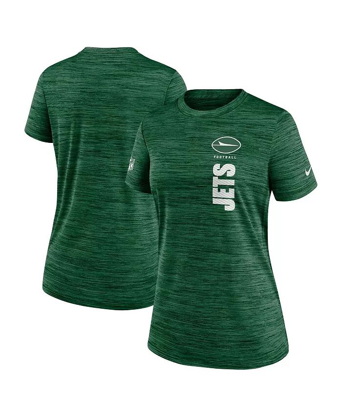 

Женская зеленая футболка New York Jets Velocity Performance Nike