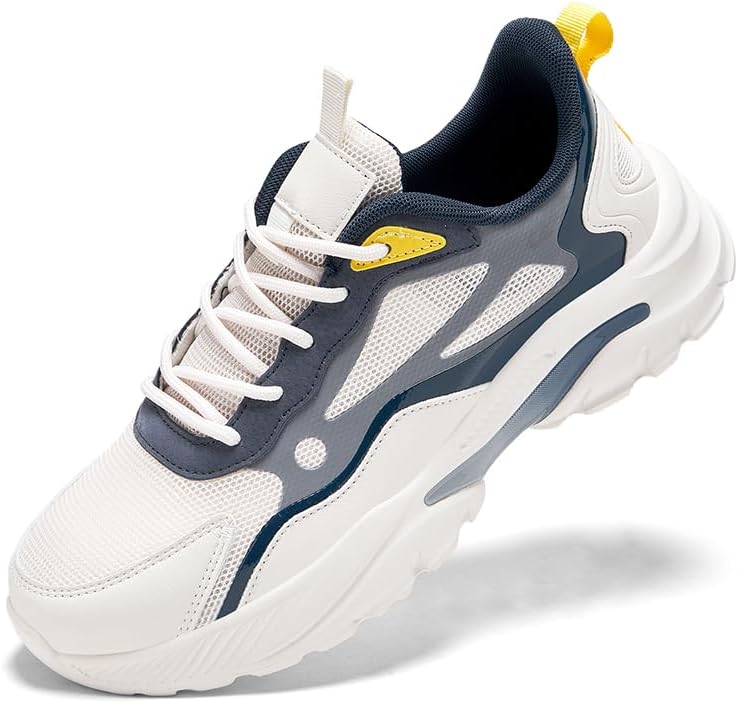 

Массивные спортивные кроссовки, сетчатые беговые кроссовки белого, темно-синего, бежевого, оранжевого, черного, белого и хаки цветов, дышащие комфортные кроссовки с толстой подошвой Generic