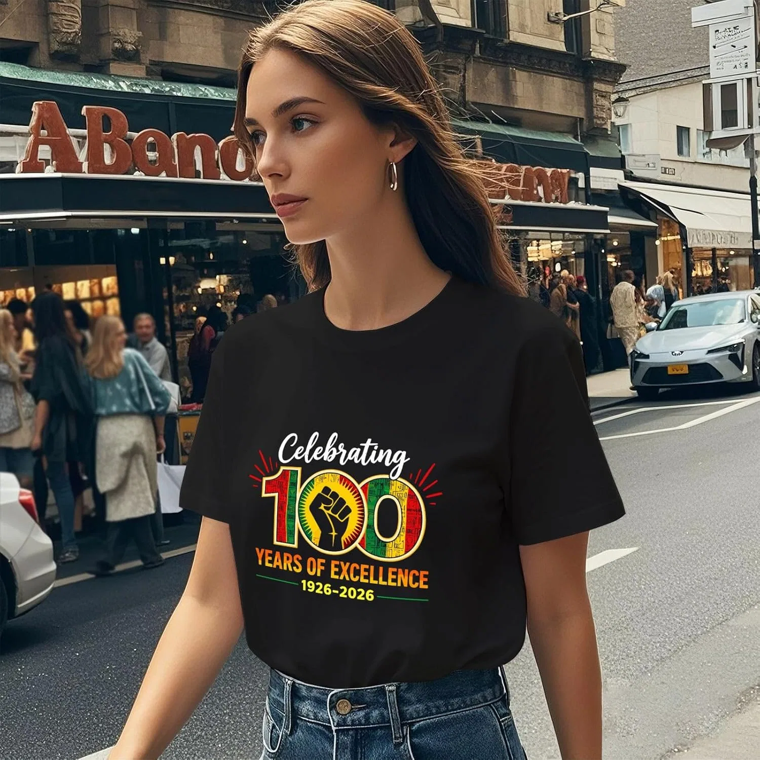 Generic Футболка мужская 100 Years of Black Excellence Centennial Black History Month — фото 3