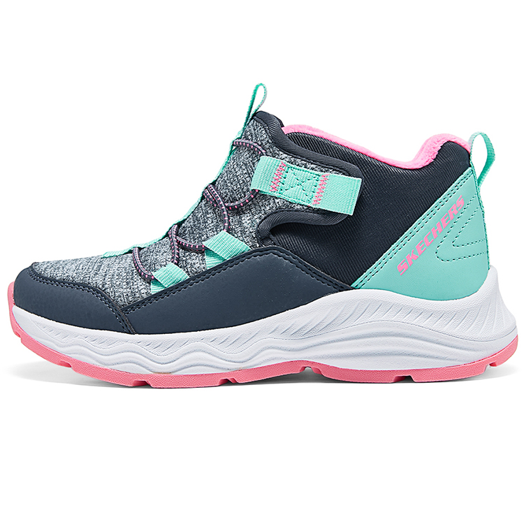 

Детские повседневные кроссовки Mid Top Kids Lifestyle Shoes Charcoal Multicolor Kids' Skechers, Charcoal/Multicolor