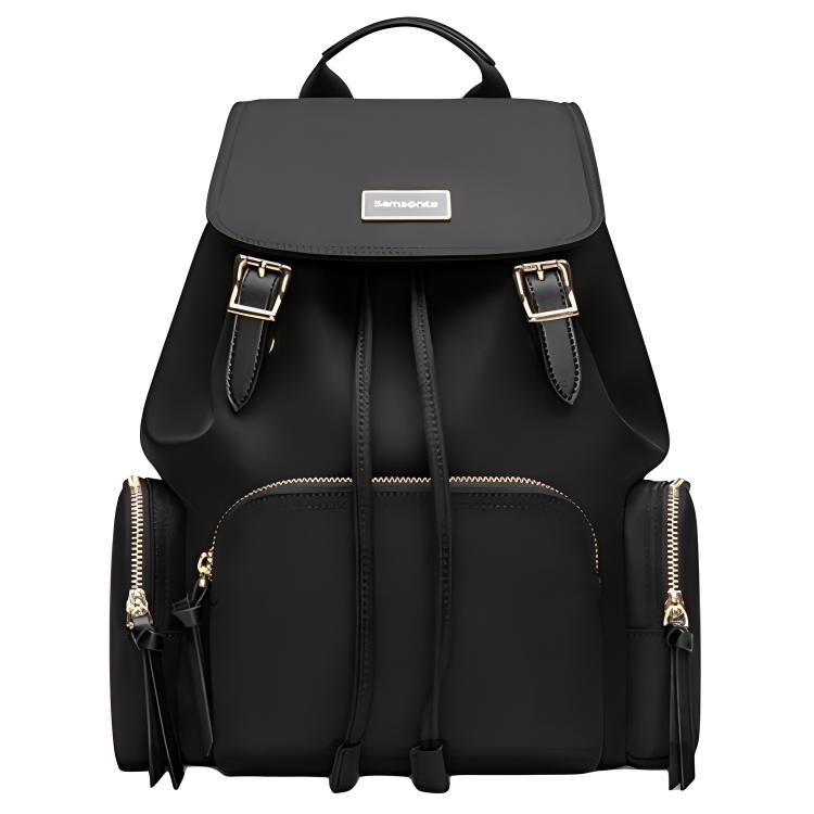 

Samsonite Женский рюкзак из ткани среднего размера красный черный аква, Black